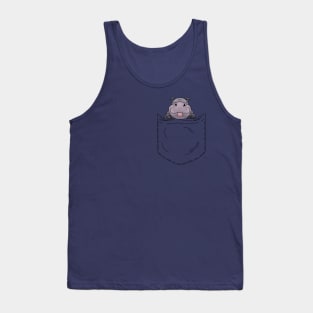 Hippo in a pocket Tank Top